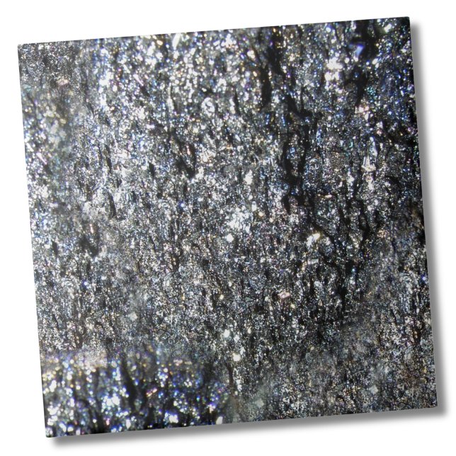 Cinza Escura Elegante (Gun Metal Sparkling Crystal Mineral Stone Ceramic Tile)