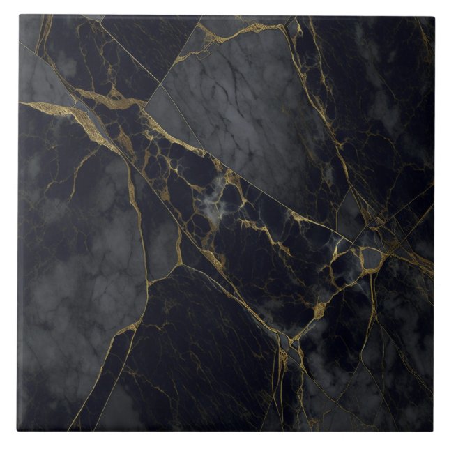 Cinza Granita e Azulejo cerâmico preto - efeito qu (Frente)