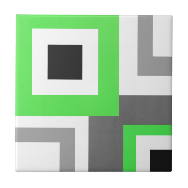 Cinza limão Preto - Bloco de Cor Branca (Frente)