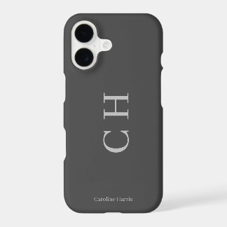 Cinza Moderna Personalizada