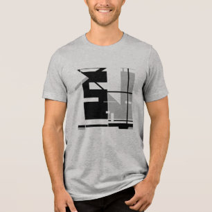 Cinza Negra, Abstrato Geométrico