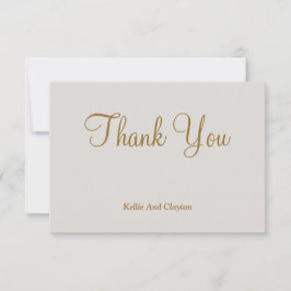 Cinza Obrigado Cartões