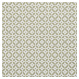Cinza Olive Geométrico Pattern Shippo. Tecido de i