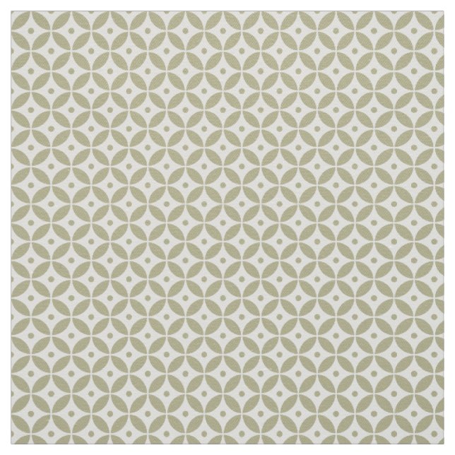 Cinza Olive Geométrico Pattern Shippo. Tecido de i (Modelo)