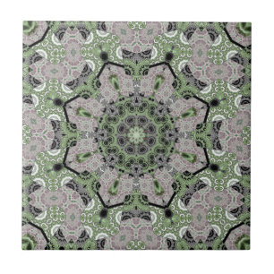 Cinza ornamental abstrato sem costura deco preto