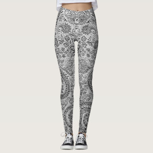 CINZA PAISLEY LEGGING