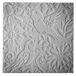 Cinza Pássaro de Ombre Natureza Floral Emboscada