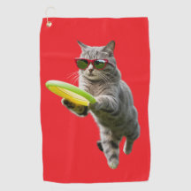 Cinza por Toalha Golfer de Disco