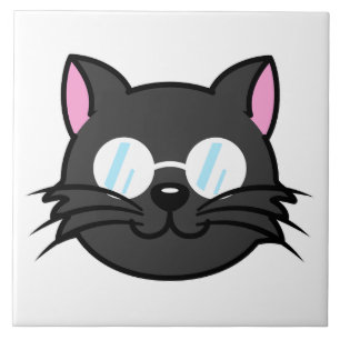Cinza Preta de Gato Negro Óculos para Vestir Gato