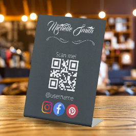 Cinza Preta de Vestuário Cinza Branca Código Qr