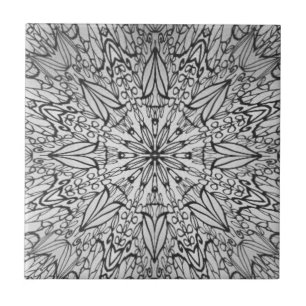 Cinza preto branco, azulejo de cerâmica para roda
