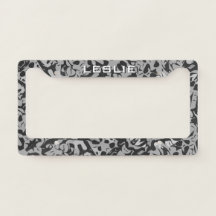 Cinza Preto de Abstrato de Pollock Personalizável