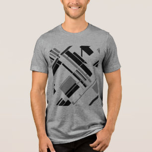 Cinza Preto Formas Diagonais Linhas MCM Procura Ab
