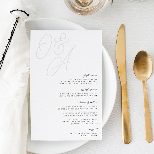 Cinza | Script Watermark Monograma Wedding (Criador carregado)