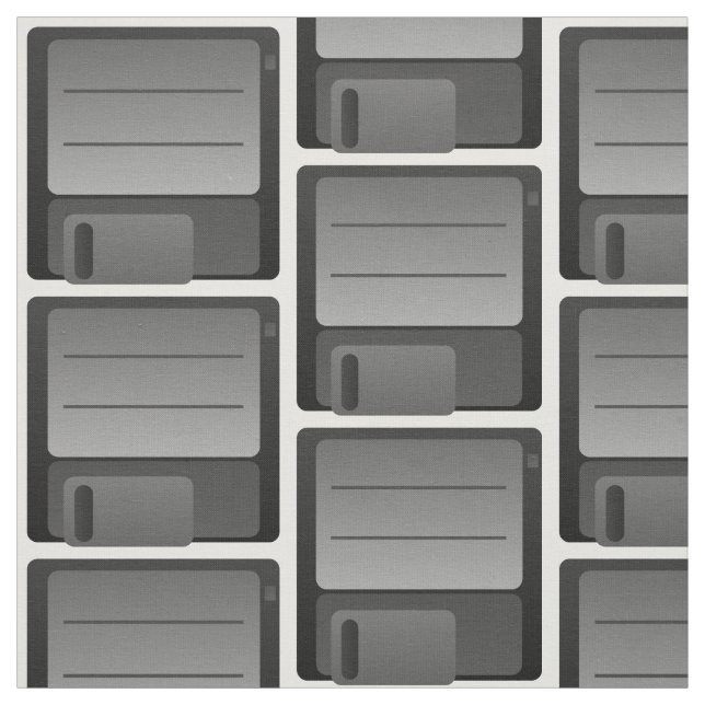 Cinza Tecido Padrão de Disquete (Modelo)