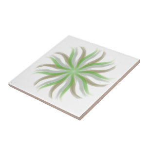Cinza Verde Floral Livre Salva Castanha Deixa Arte