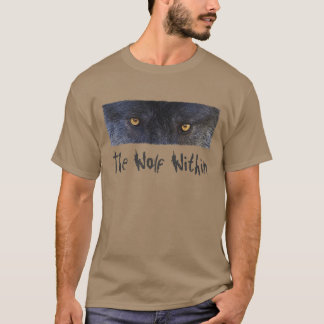 CINZA WOLF (veja a lenda Cherokee no verso) Camisa