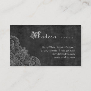 Cinzas antigas do design de interiores do cartão