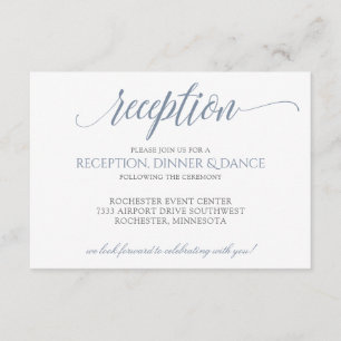 Cinzas azuis empoeiradas Luxe do cartão   da