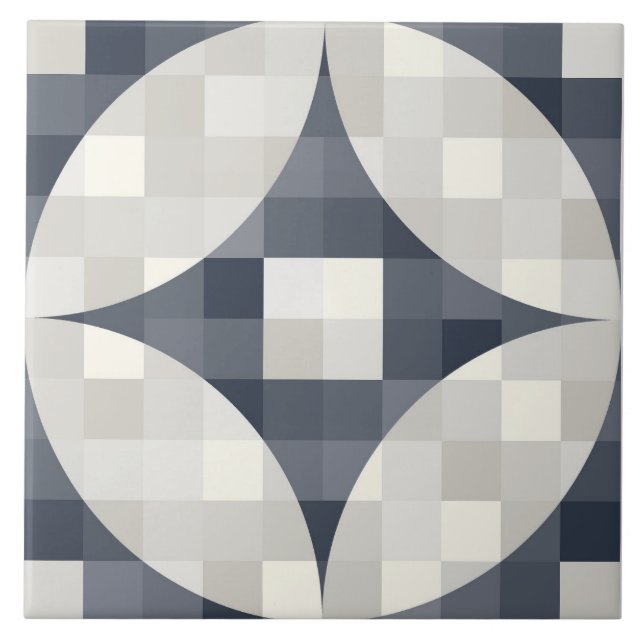 cinzas azuis modernas do século médio e Azulejo ce (Frente)