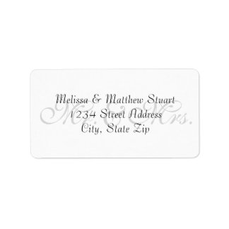 Cinzas de fundo - Etiquetas de endereço