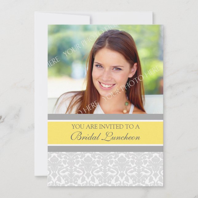 Cinzas de limão - Foto de convite para o almoço de (Frente)