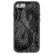 Cinzas e Dragões Yin Yang Voadores Negros