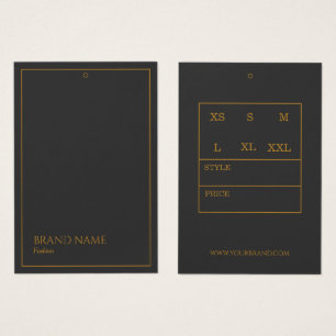 Cinzas e Etiquetas Modernas Douradas