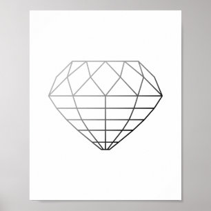 Cinzas e Impressões Geométrica do Diamante de Cort