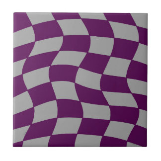 Cinzas e placa de verificação ondulada