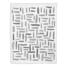 Cinzas Simples e com padrão minimalista branco