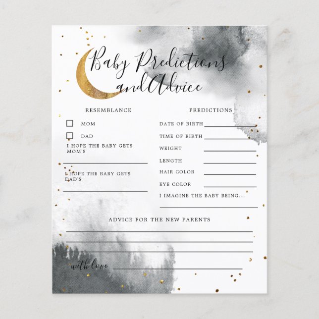 Cinzas Sobre As Previsões Do Bebê Da Lua E Conselh (Frente)