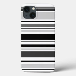 Cinzas Variadas, Black, White Stripes