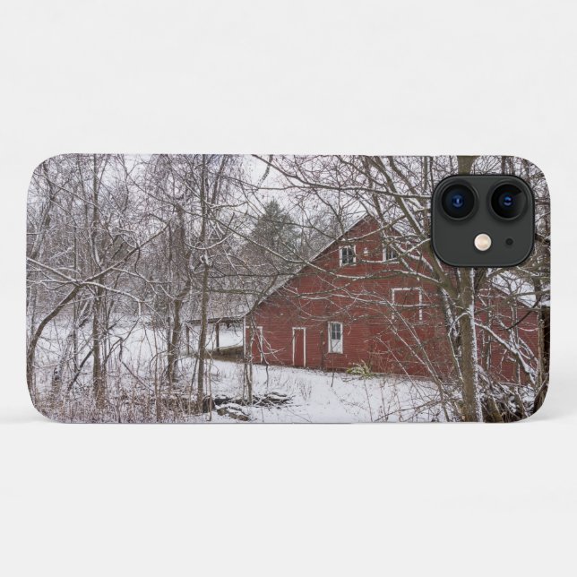 Cinzas Vermelhas Na capas de iphone Da Neve (Verso (horizontal))