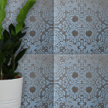 Cinzas vermelhos e Padrões geométricos<br><div class="desc">Esse azulejo cerâmico apresenta um design intrincado e simétrico que é uma fusão harmoniosa de padrões florais e geométricos. Folhas e flores deliciosas estão elegantemente entrelaçadas, criando uma experiência visual cativante. O design é colocado contra um fundo de cinza sem som, com padrões azuis vibrantes fornecendo um contraste impressionante. Essa...</div>