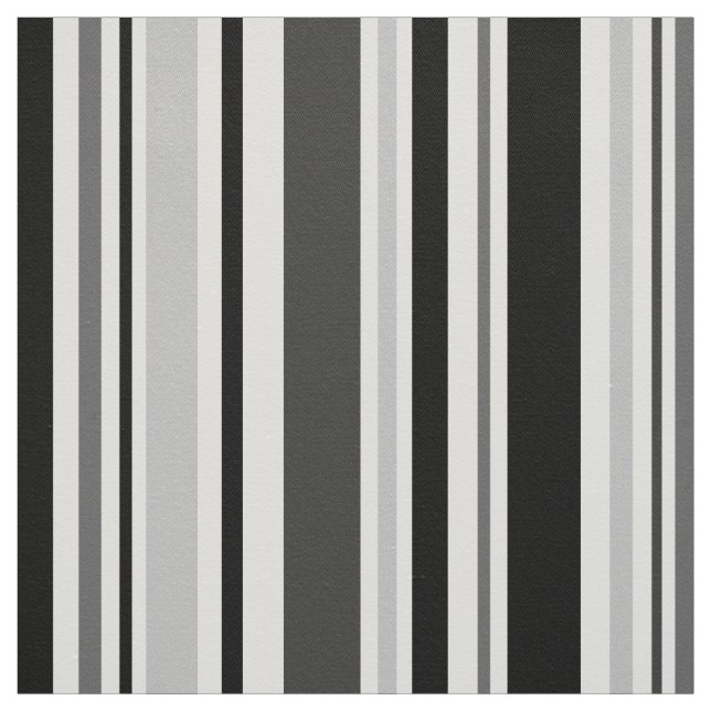 Cinzento moderno, preto, branco listra o tecido (Modelo)