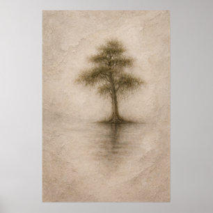 Cipreste Antigo   Arte de Paisagem   Poster