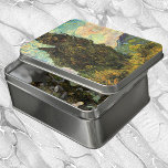 Ciprestes por Vincent van Gogh<br><div class="desc">Ciprestes de Vincent van Gogh é uma pintura típica da paisagem apos impressionismo de arte. Árvores ciprestes em um campo, nuvens brancas e peludas no céu azul de verão e uma fenda de lua crescente. Sobre o artista: Vincent Willem van Gogh (1853-1890) foi um dos mais famosos pintores Post Impressionistas...</div>