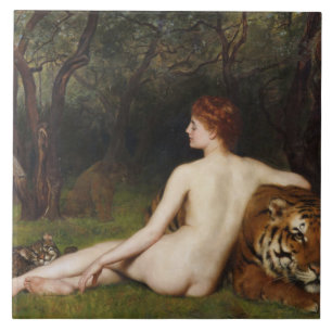 Circe (Deusa Mágica e Gatos) (por John Collier)