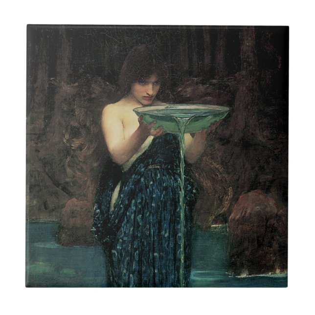 Circe Invidiosa por John William Waterhouse (Frente)