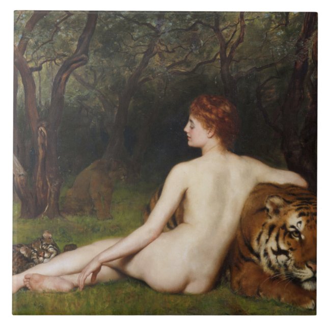 Circe (Magical Goddess and Cats) (by John Collier) (Frente)