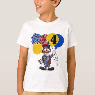 Circo Palhaço 4º Aniversário Camisetas e Presentes