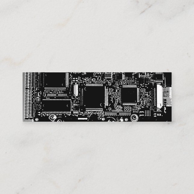 Circuito B & W 2 esbranquiçado cartão de visita (Frente)