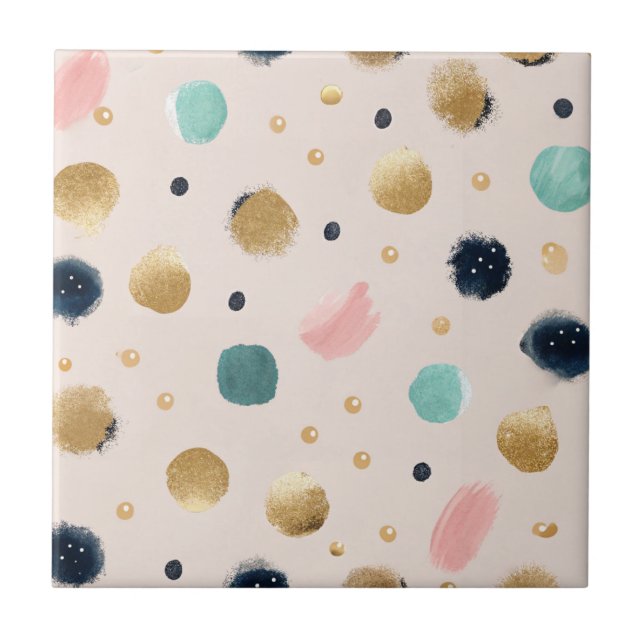 Círculo Abstrato e Colorido de Besticamento (Frente)