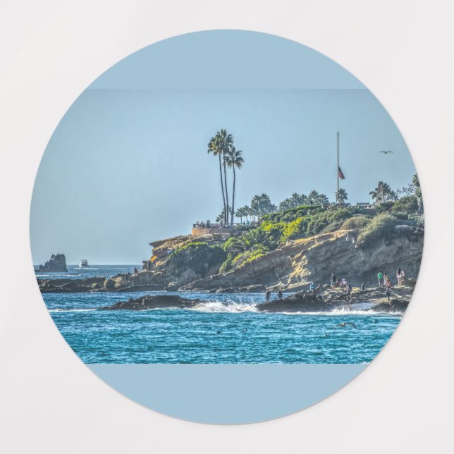 Círculo Adesivo Laguna Beach (Design 2)