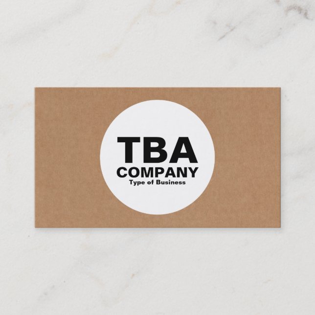 Círculo - caixa de cartão (Frente)