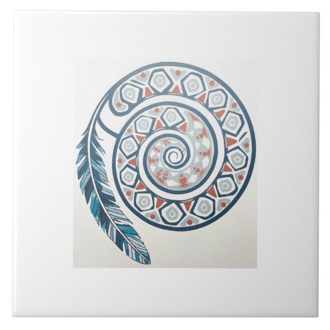 Círculo com pena (Frente)