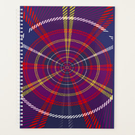 CÍRCULO CONCENTRADO DE XADREZ VERMELHA ORGANIZADOR