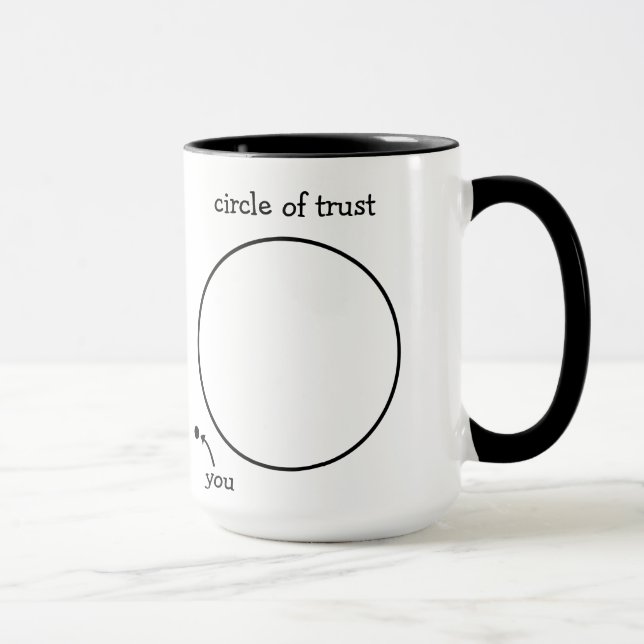 Círculo da caneca da confiança (Direita)