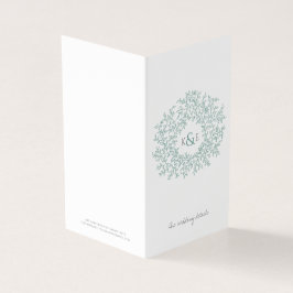 Círculo das folhas do mapa verde do casamento e de